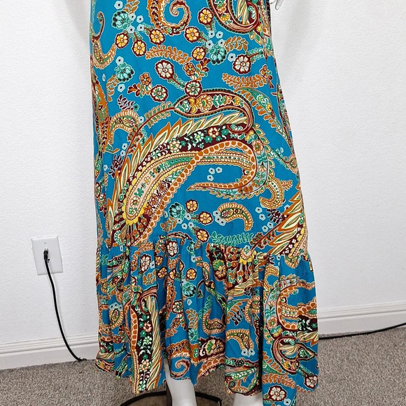 1. State NEW Psychedelic Paisley Bohemian Hippie 70's Inspired Maxi Dress Size S - Picture 3 of 9